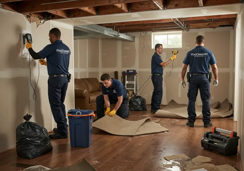 Flood DamageMaterial Assessment and Debris Removal process in Crockett, TX